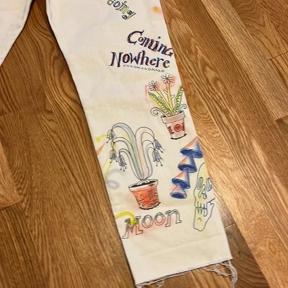 NWT MOTHER The Scapper Cuff Ankle Fray in Superstition size 29 - Picture 15 of 16